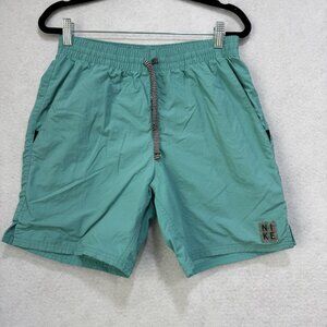 Nike Shorts Mens Small Swim Trunks Drawstring Lined Pockets Athletic NESSB635